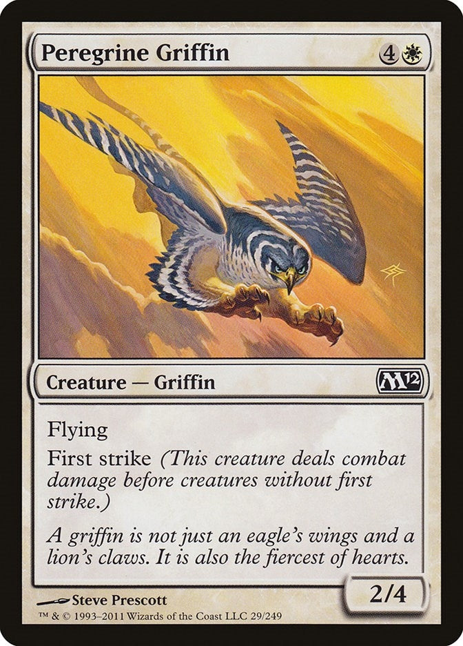 Image for Peregrine Griffin (29) [Magic 2012 (M12)] - Magic: The Gathering