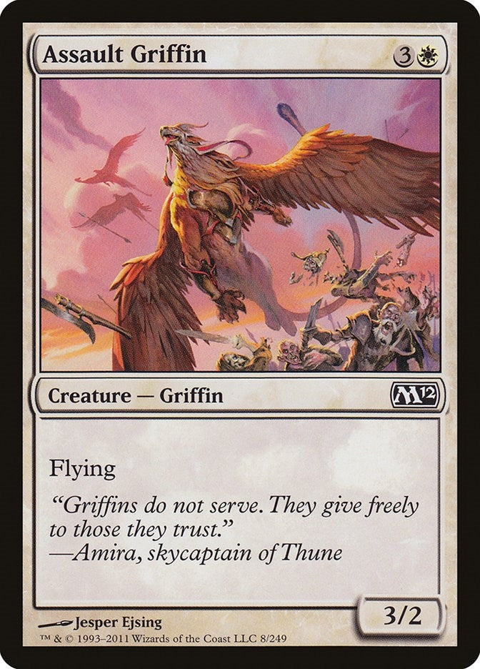 Image for Assault Griffin (8) [Magic 2012 (M12)] - Magic: The Gathering