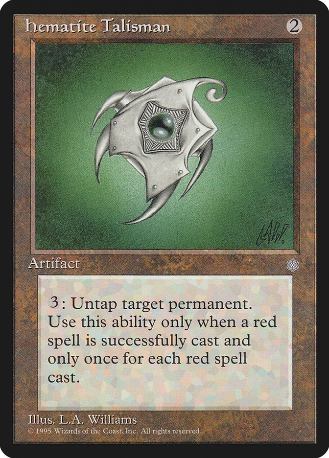 Image for Hematite Talisman [Ice Age] - Magic: The Gathering