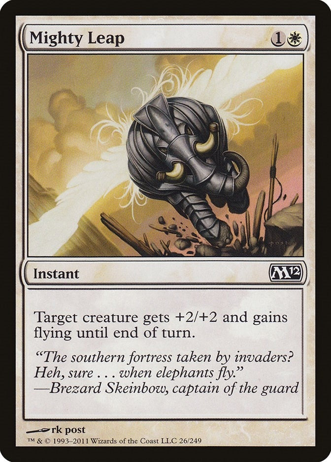 Image for Mighty Leap (26) [Magic 2012 (M12)] - Magic: The Gathering