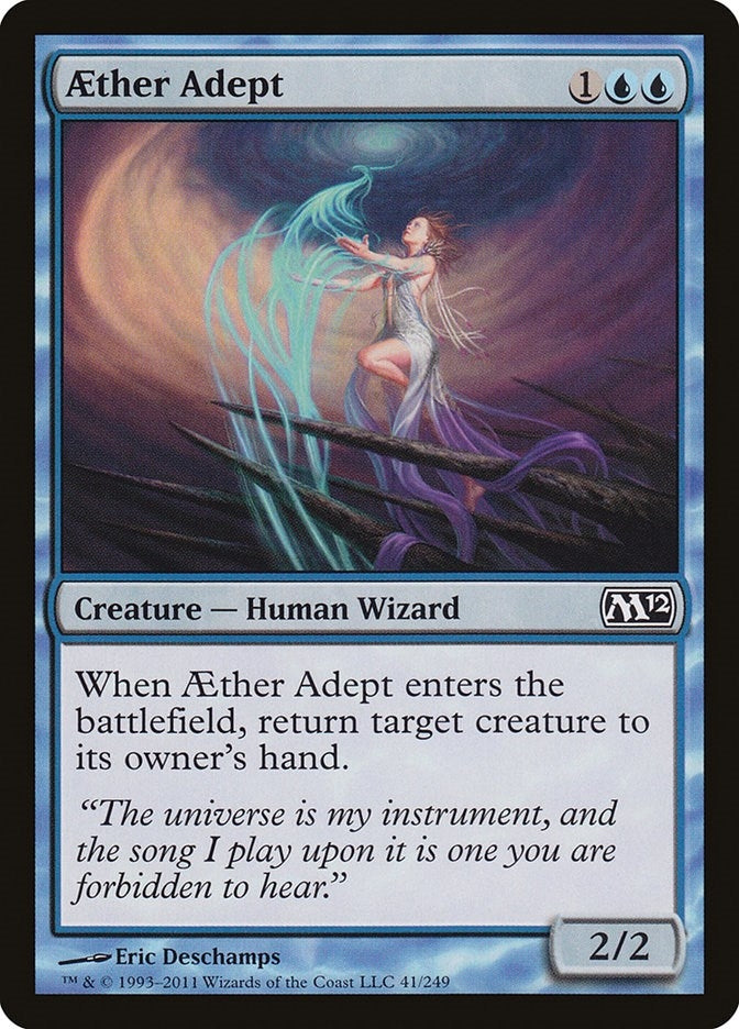 Image for Aether Adept (41) [Magic 2012 (M12)] - Magic: The Gathering