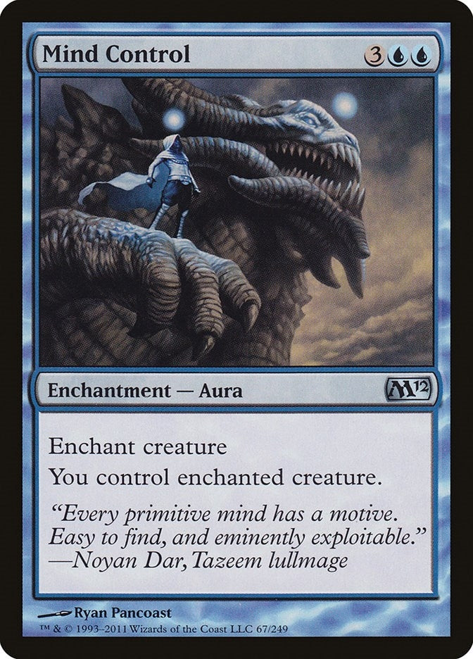 Image for Mind Control (67) [Magic 2012 (M12)] - Magic: The Gathering
