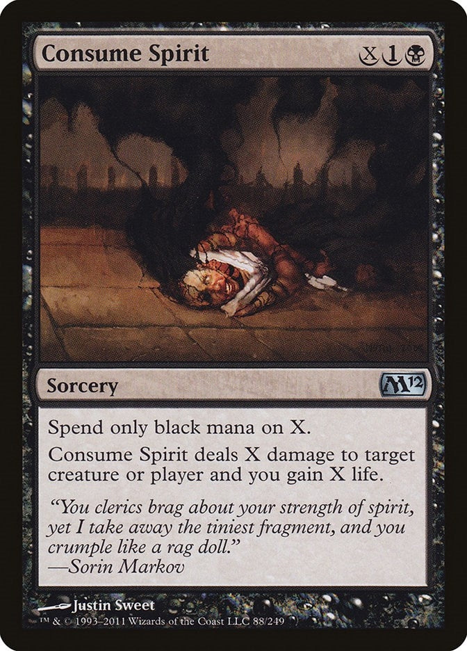 Image for Consume Spirit (88) [Magic 2012 (M12)] - Magic: The Gathering