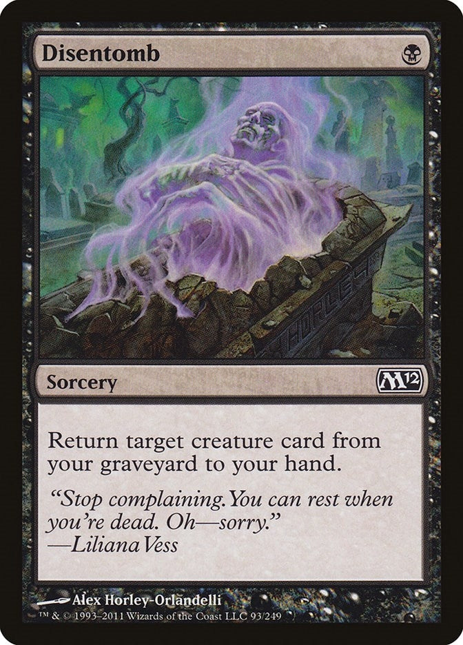 Image for Disentomb (93) [Magic 2012 (M12)] - Magic: The Gathering