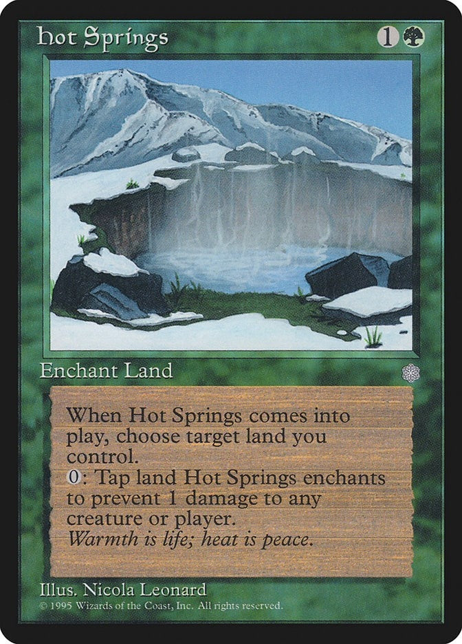 Image for Hot Springs [Ice Age] - Magic: The Gathering