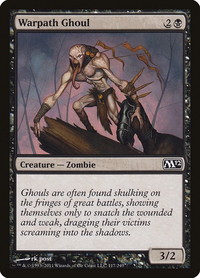 Image for Warpath Ghoul (117) [Magic 2012 (M12)] - Magic: The Gathering