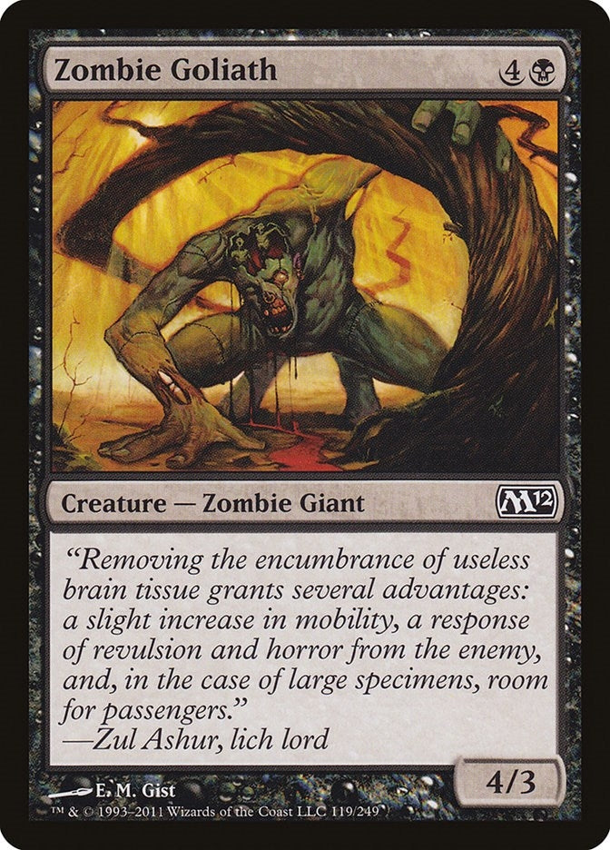 Image for Zombie Goliath (119) [Magic 2012 (M12)] - Magic: The Gathering