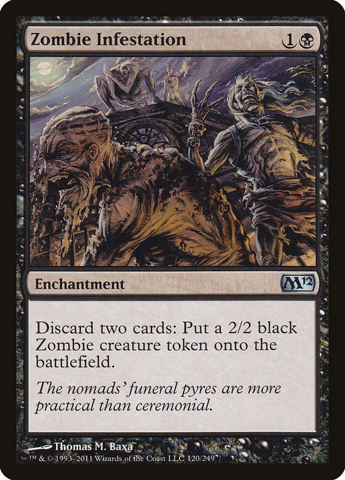 Image for Zombie Infestation (120) [Magic 2012 (M12)] - Magic: The Gathering