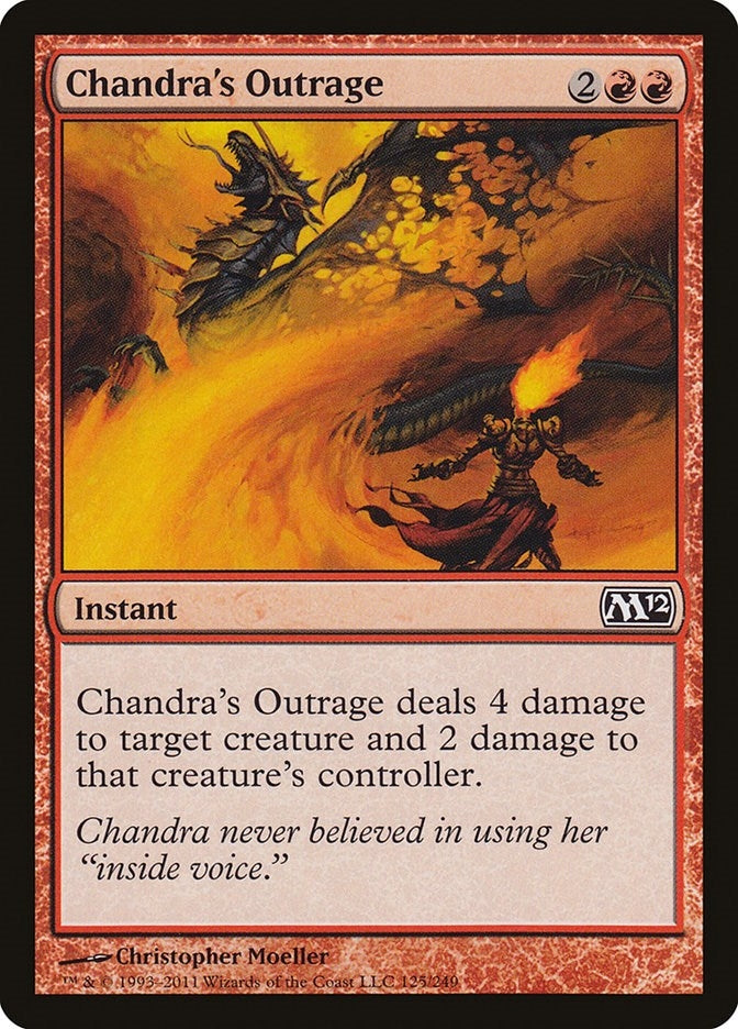 Image for Chandra's Outrage (125) [Magic 2012 (M12)] - Magic: The Gathering