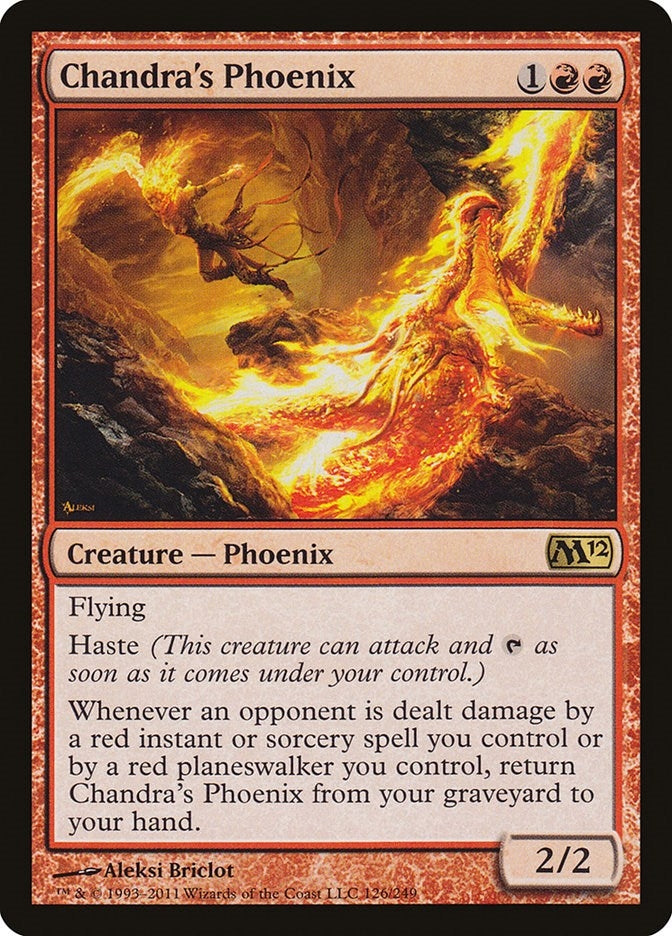 Image for Chandra's Phoenix (126) [Magic 2012 (M12)] - Magic: The Gathering