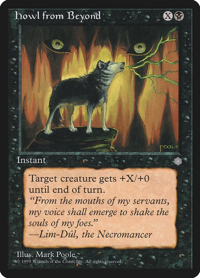 Image for Howl from Beyond [Ice Age] - Magic: The Gathering