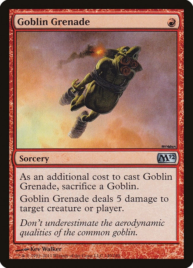 Image for Goblin Grenade (140) [Magic 2012 (M12)] - Magic: The Gathering
