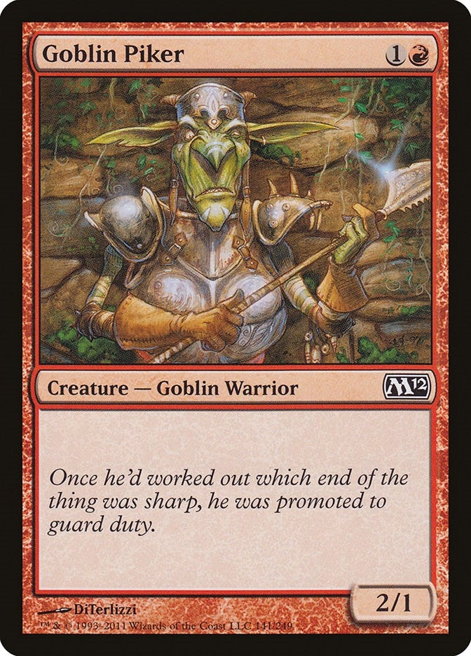 Goblin Piker (141) [Magic 2012 (M12)]
