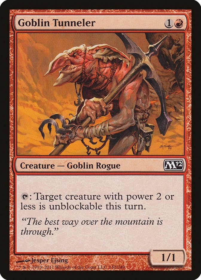 Image for Goblin Tunneler (142) [Magic 2012 (M12)] - Magic: The Gathering