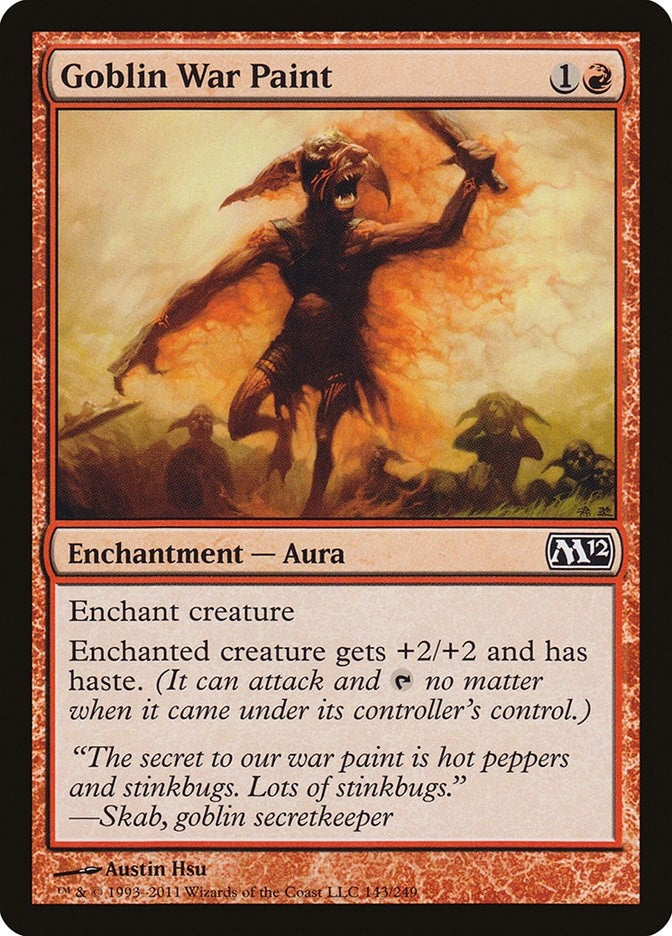 Goblin War Paint (143) [Magic 2012 (M12)]