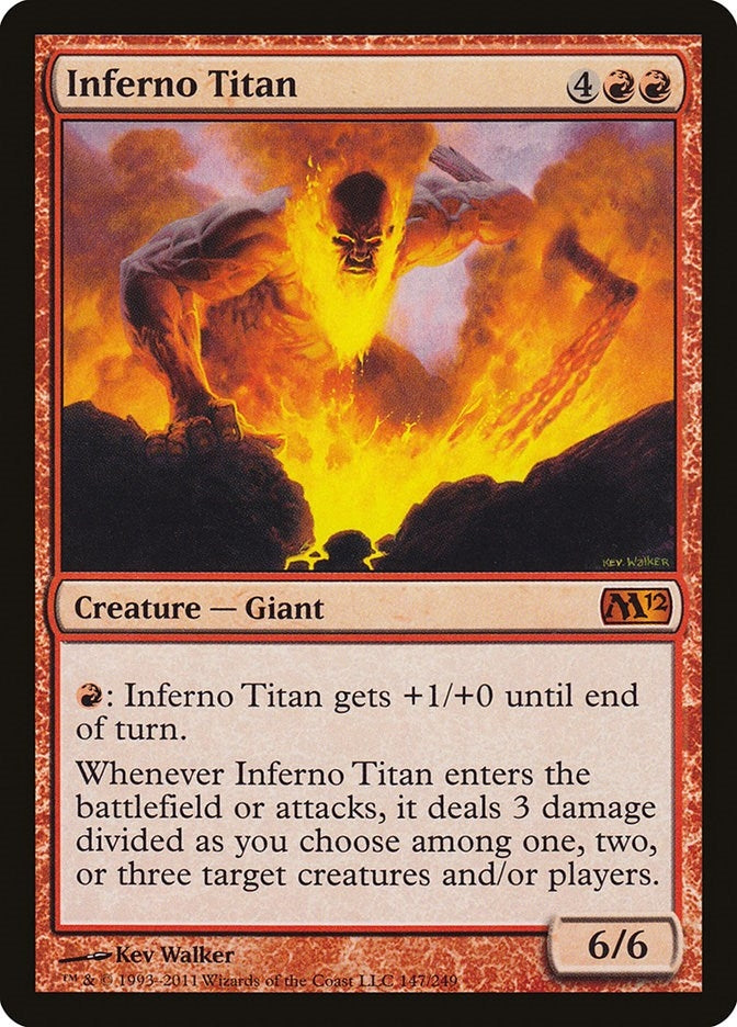 Image for Inferno Titan (147) [Magic 2012 (M12)] - Magic: The Gathering