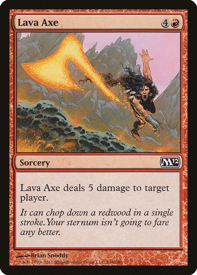 Image for Lava Axe (148) [Magic 2012 (M12)] - Magic: The Gathering