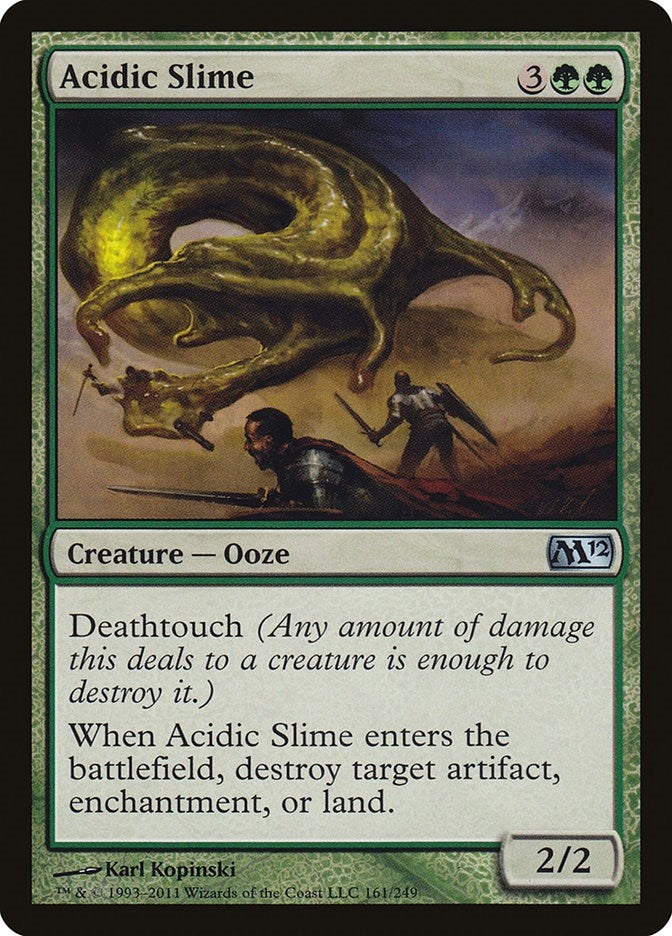 Image for Acidic Slime (161) [Magic 2012 (M12)] - Magic: The Gathering