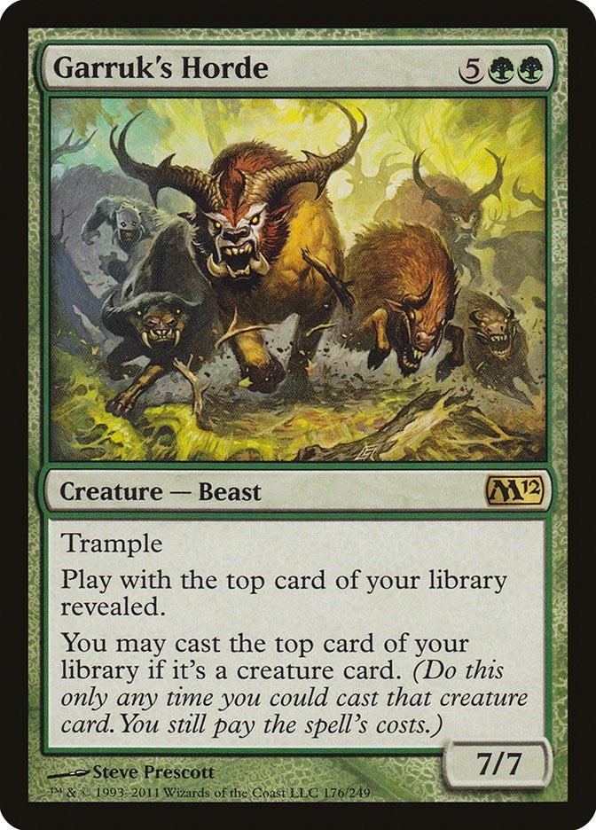 Image for Garruk's Horde (176) [Magic 2012 (M12)] - Magic: The Gathering