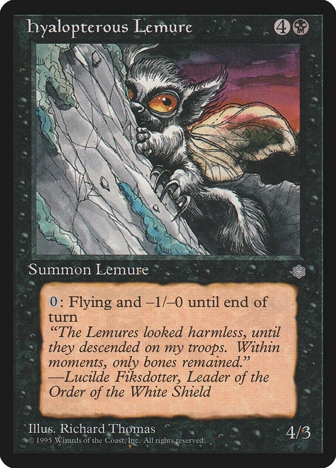Image for Hyalopterous Lemure [Ice Age] - Magic: The Gathering