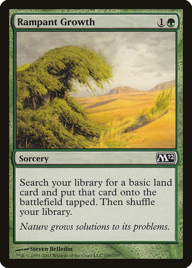 Image for Rampant Growth (190) [Magic 2012 (M12)] - Magic: The Gathering