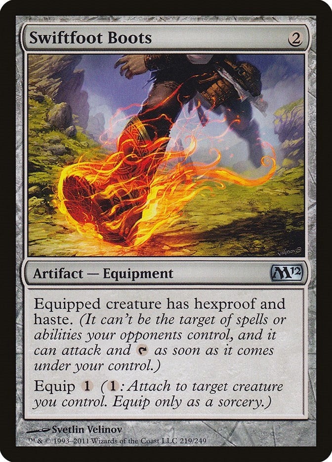 Image for Swiftfoot Boots (219) [Magic 2012 (M12)] - Magic: The Gathering
