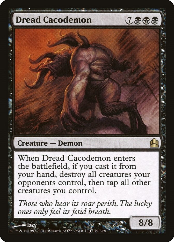 Image for Dread Cacodemon (79) [Commander] - Magic: The Gathering