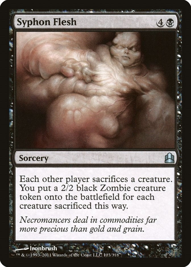 Image for Syphon Flesh (103) [Commander] - Magic: The Gathering