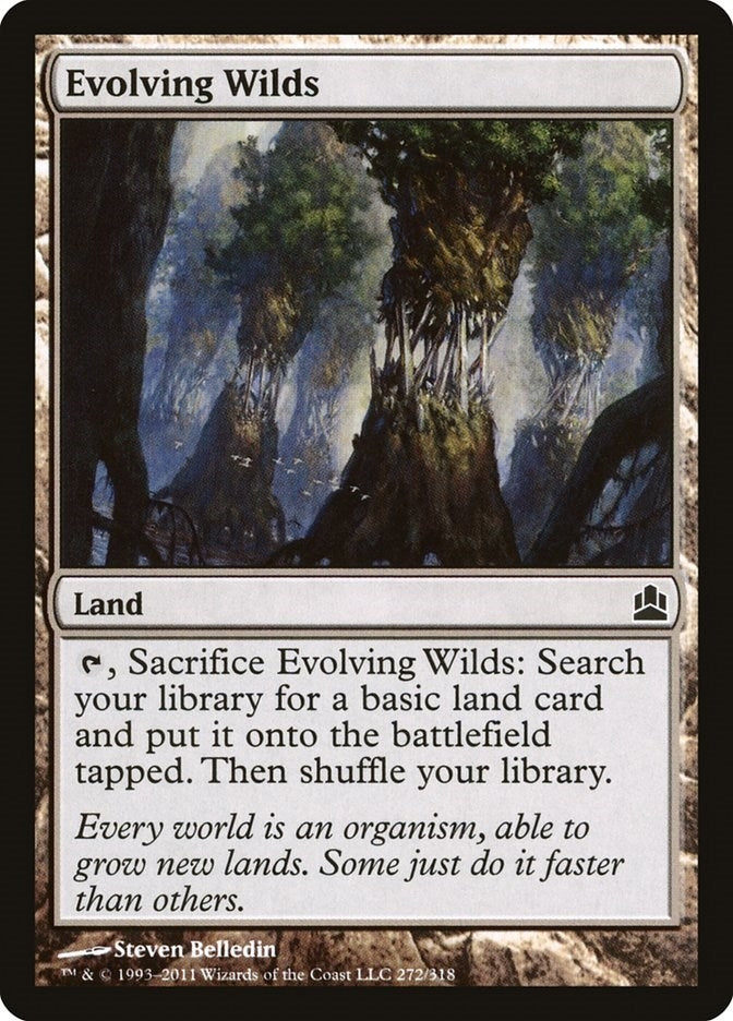 Image for Evolving Wilds (272) [Commander] - Magic: The Gathering