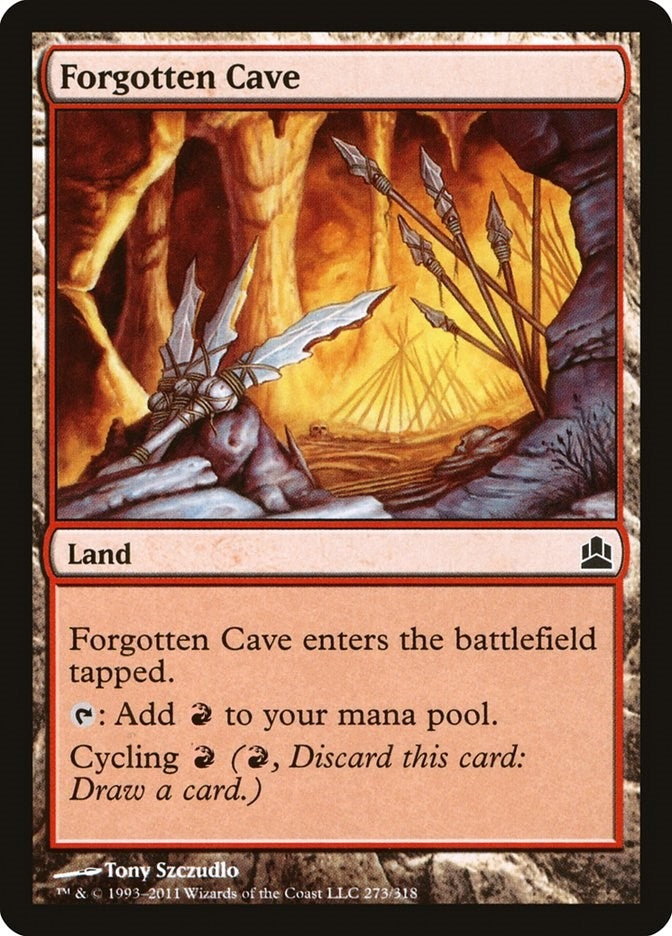 Image for Forgotten Cave (273) [Commander] - Magic: The Gathering