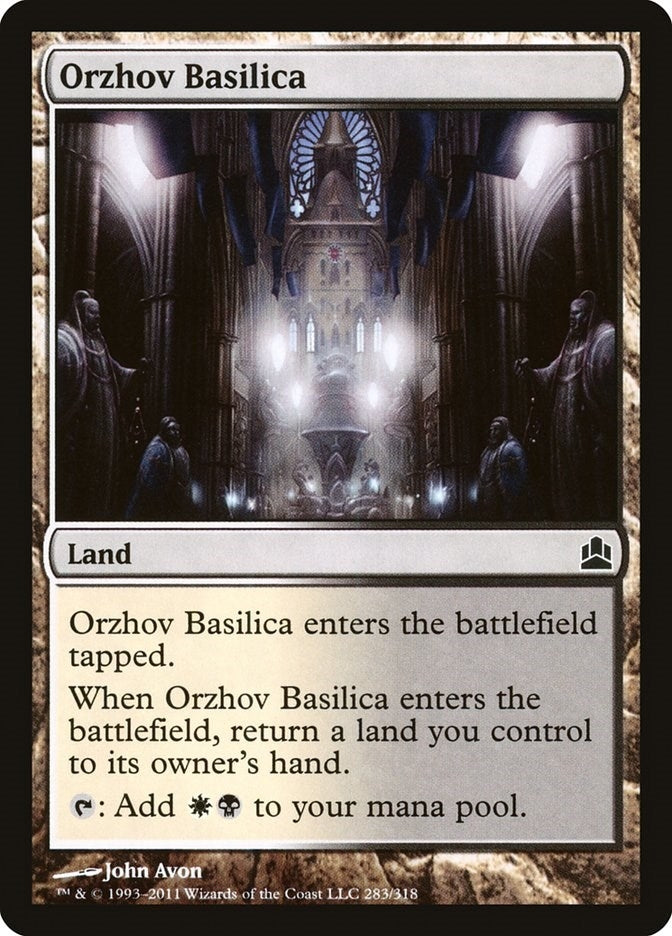 Image for Orzhov Basilica (283) [Commander] - Magic: The Gathering