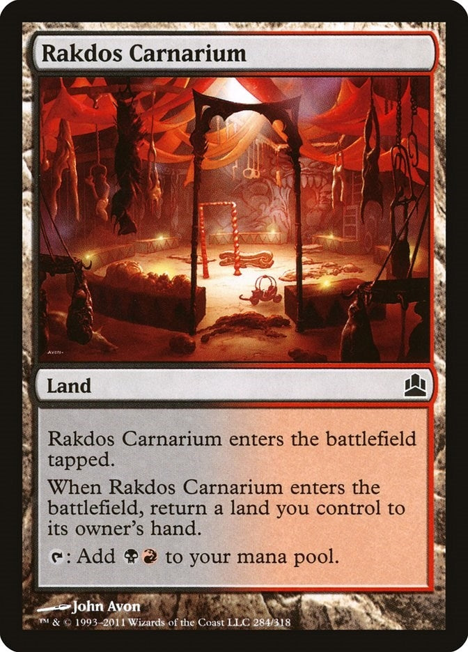 Image for Rakdos Carnarium (284) [Commander] - Magic: The Gathering