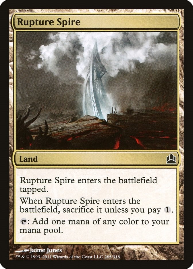 Image for Rupture Spire (285) [Commander] - Magic: The Gathering