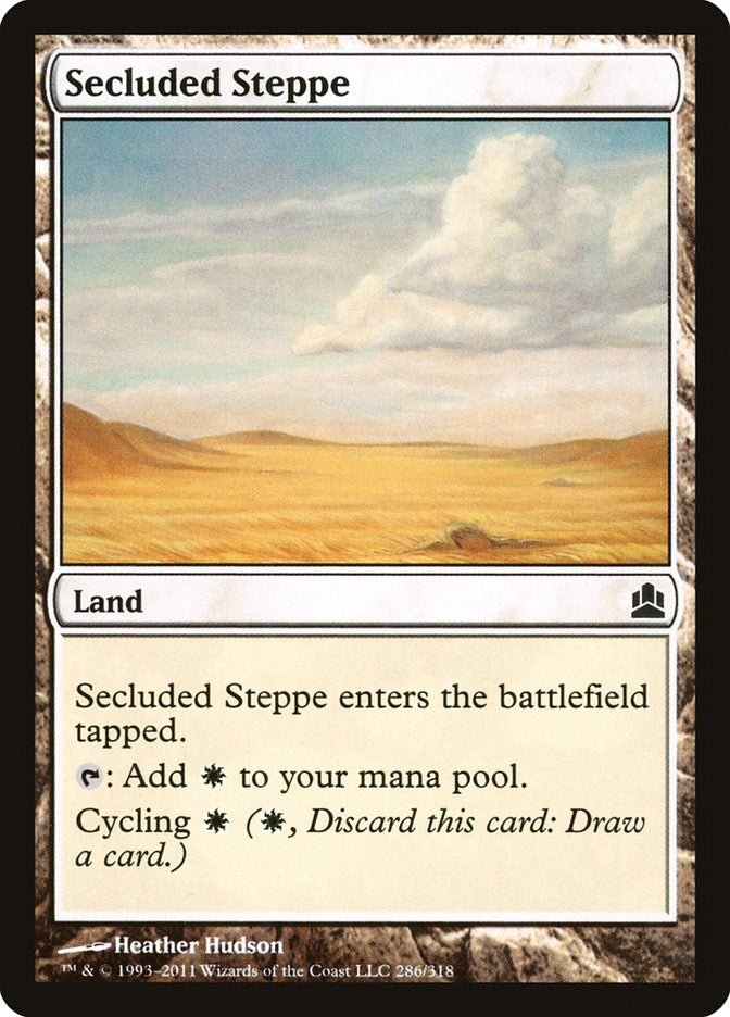 Image for Secluded Steppe (286) [Commander] - Magic: The Gathering