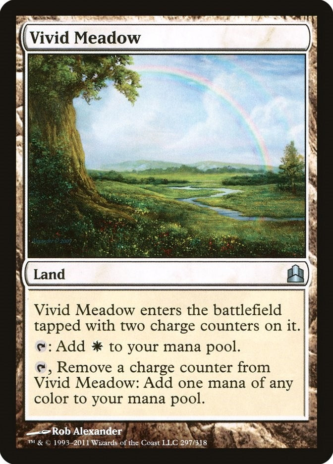 Image for Vivid Meadow (297) [Commander] - Magic: The Gathering