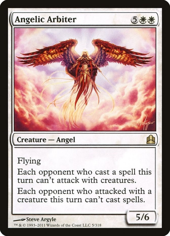 Image for Angelic Arbiter (5) [Commander] - Magic: The Gathering