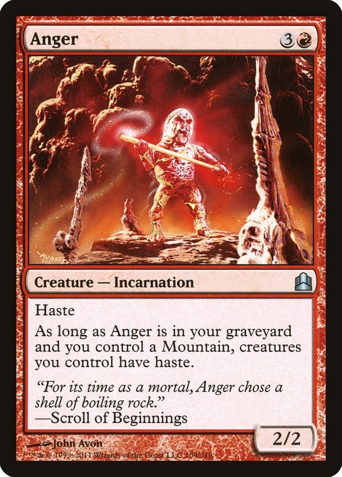 Image for Anger (109) [Commander] - Magic: The Gathering