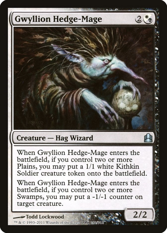 Image for Gwyllion Hedge-Mage (202) [Commander] - Magic: The Gathering