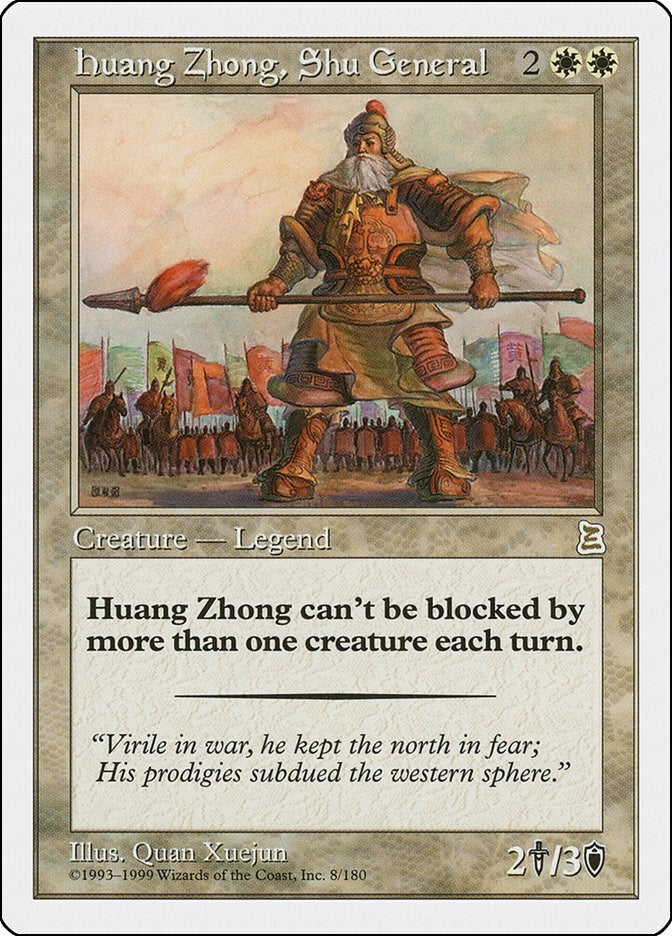 Image for Huang Zhong, Shu General (8) [Portal Three Kingdoms] - Magic: The Gathering