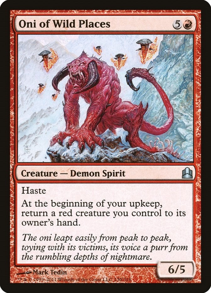 Image for Oni of Wild Places (130) [Commander] - Magic: The Gathering