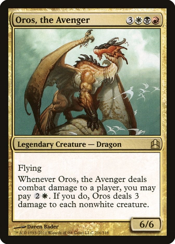 Image for Oros, the Avenger (216) [Commander] - Magic: The Gathering