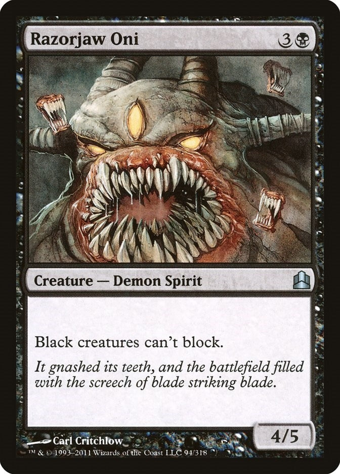 Image for Razorjaw Oni (94) [Commander] - Magic: The Gathering