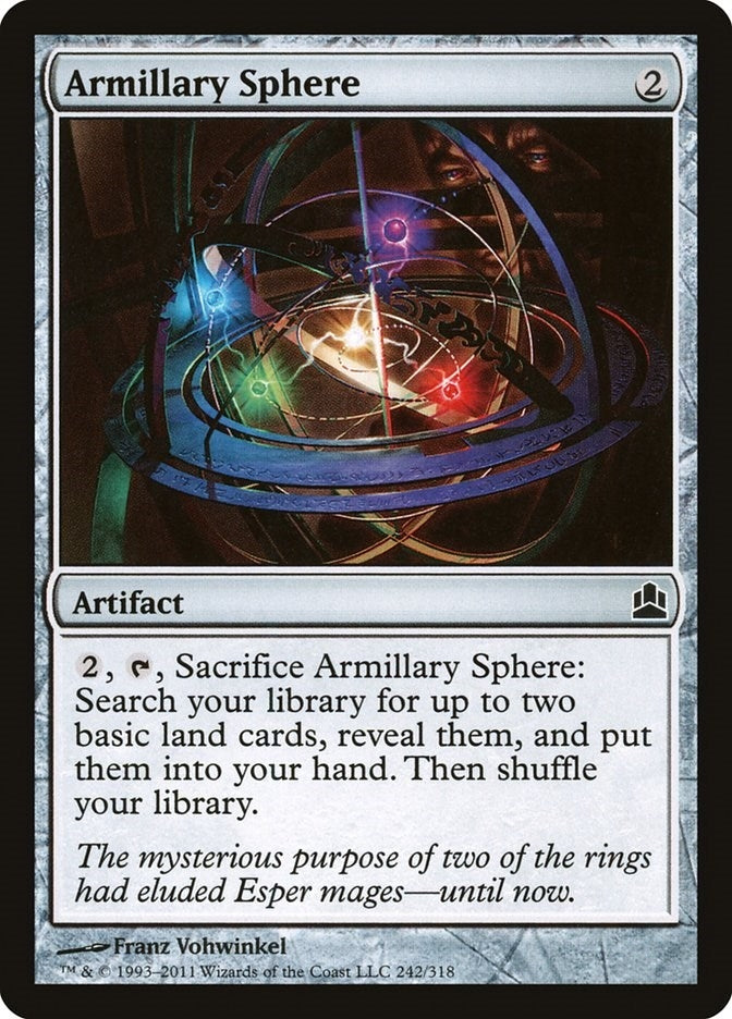 Image for Armillary Sphere (242) [Commander] - Magic: The Gathering