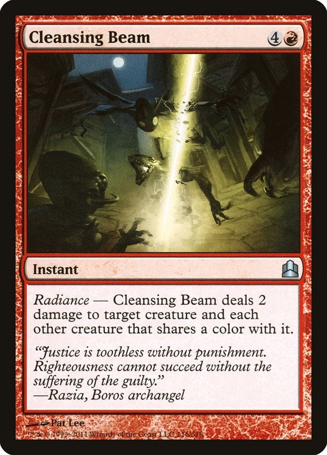 Image for Cleansing Beam (116) [Commander] - Magic: The Gathering