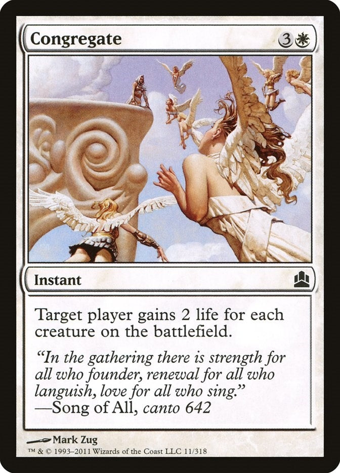 Image for Congregate (11) [Commander] - Magic: The Gathering