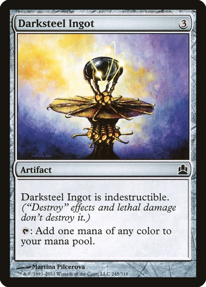 Image for Darksteel Ingot (245) [Commander] - Magic: The Gathering