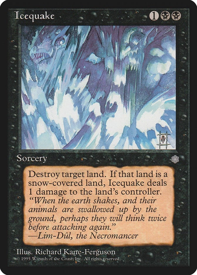 Image for Icequake [Ice Age] - Magic: The Gathering