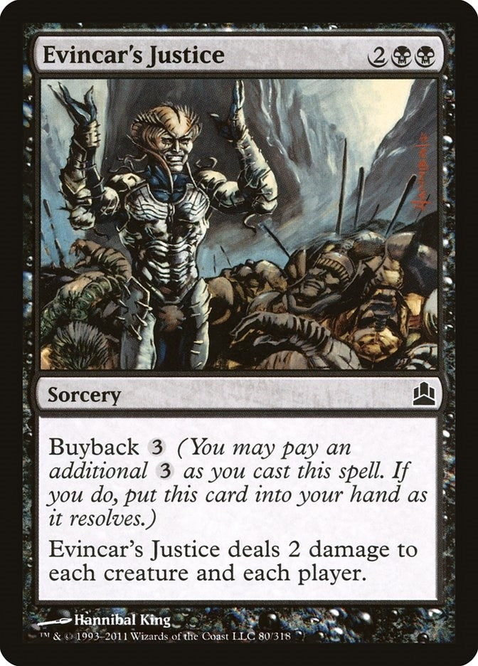 Image for Evincar's Justice (80) [Commander] - Magic: The Gathering