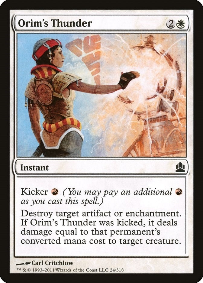 Image for Orim's Thunder (24) [Commander] - Magic: The Gathering