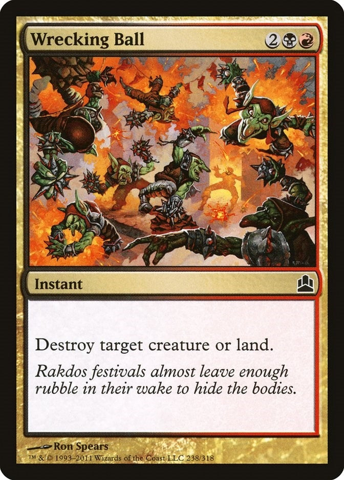 Image for Wrecking Ball (238) [Commander] - Magic: The Gathering